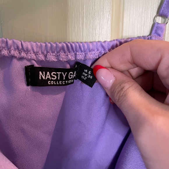 Nasty Gal Silk Scoop Neck Tank - Picture 3 of 3